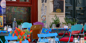 Découvrez la terrasse de Tatie Cherry Sète (® SAAM-fabrice CHORT)