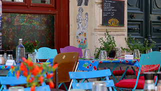 Découvrez la terrasse de Tatie Cherry Sète (® SAAM-fabrice CHORT)