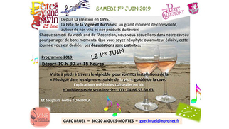 Fête de la Vigne et du Vin le samedi 1er juin 2019 au Domaine du Petit Chaumont Fête de la Vigne et du Vin le samedi 1er juin 2019 au Domaine du Petit Chaumont