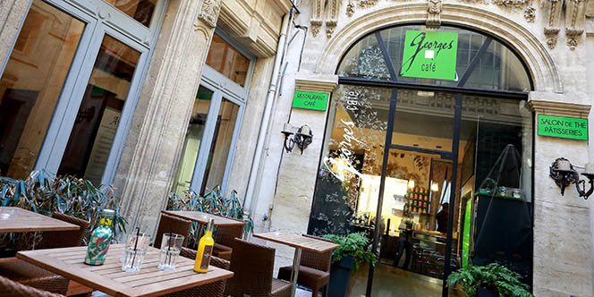 Georges Café Montpellier réouvre son salon de thé-restaurant le 19 mai en terrasse.(® SAAM fabrice Chort)