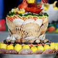L’Ombrine la Grande Motte propose de magnifiques plateaux de fruits de mer à déguster au restaurant sur le port.(® networld-fabrice chort)