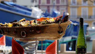 La Calanque à Sète et ses plateaux de fruits de mer ( ® SAAM-fabrice CHORT)