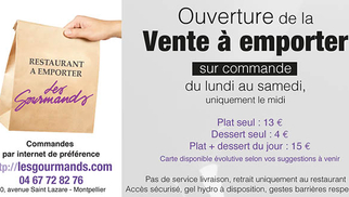 Le restaurant Les gourmands de Montpellier s’invite à votre table ! (® facebook les gourmands)