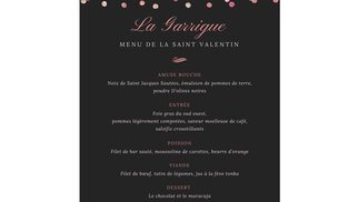 Restaurant La Garrigue Juvignac présente son Menu Saint Valentin à déguster au sein du Quality Hotel Golf Resort de Fontcaude à Juvignac. Restaurant La Garrigue Juvignac présente son Menu Saint Valentin à déguster au sein du Quality Hotel Golf Resort de Fontcaude à Juvignac.