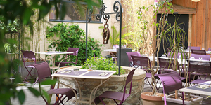 Les Gourmands Montpellier : restaurant avec patio et terrasse ombragée en centre-ville (®SAAM-fabrice CHORT)