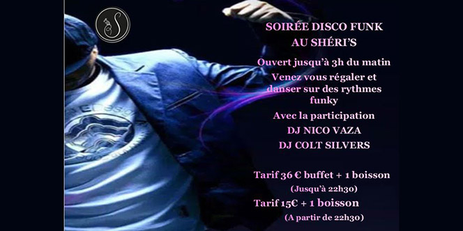 Soirée spéciale buffet et DJ le samedi 11 mars au Sheri's 