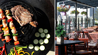 Chalet Chamoniard Lattes Montpellier • Grillades en terrasse 