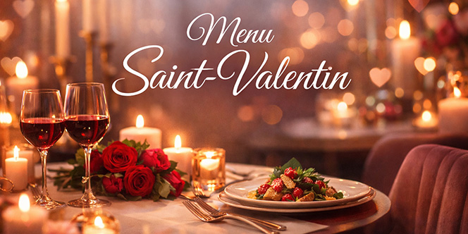 L’Effet Jardin Lattes • soirée Saint-Valentin et menu romantique