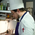 Le Pressoir Restaurant à Saint Saturnin présente le chef cuisinier Loïc Diaz.