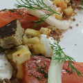 Le Clos des Oliviers Saint Gély du Fesc propose sa recette à base de Saumon gravlax à l'aneth(® clos des oliviers - Grégory Doucey) Le Clos des Oliviers Saint Gély du Fesc propose sa recette à base de Saumon gravlax à l'aneth(® clos des oliviers - Grégory Doucey)