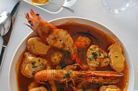 Bistrot del Mar Mèze • restaurant cuisine faite maison • poissons sauvages, coquillages et fruits de mer (® instagram bistrot del mar)
