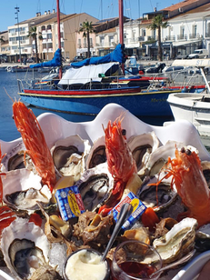 Bistrot del Mar Mèze • restaurant cuisine faite maison • poissons sauvages, coquillages et fruits de mer • Plateau du mareyeur (® bistrot del mar)