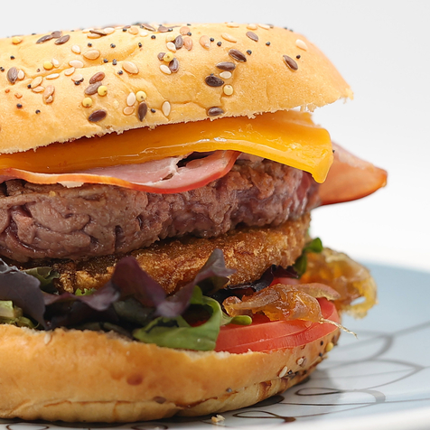 Burger au Bacon