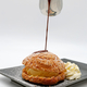 Profiterole glace vanille et chocolat