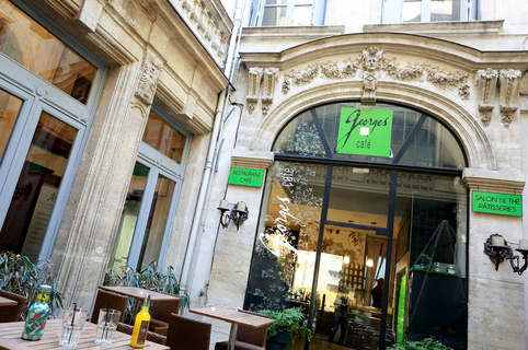 Georges Café Montpellier Salon de thé et Restaurant propose une cuisine Fait Maison en centre-ville (® networld-fabrice chort)