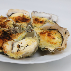 Huîtres gratinées de Bouzigues - L'Ambre de Thau