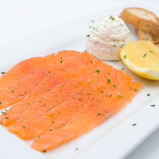 Gravlax de saumon