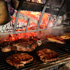 Restaurant de viande grillée au feu de bois Montpellier -Restaurant L'Effet Jardin Lattes