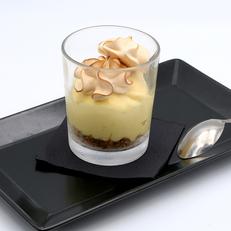 Verrine façon tarte au citron meringuée