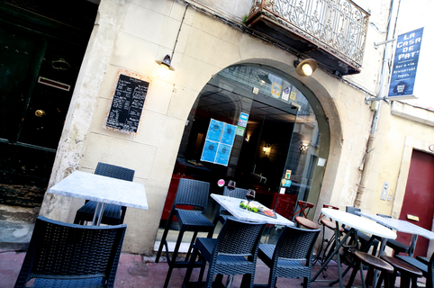 La Casa de Pat’ Montpellier est un restaurant bar à vins en centre-ville dans le quartier Saint Roch proposant aussi des tapas et des burgers.(® networld-fabrice CHort)