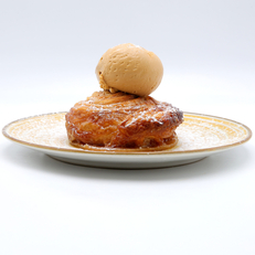 Kouign-Amann et glace au caramel