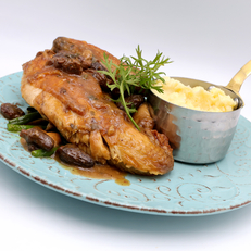 Poulet jaune de Bourgogne - restaurant Montpellier La Jalade