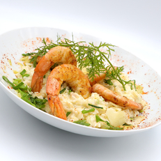 Risotto de gambas
