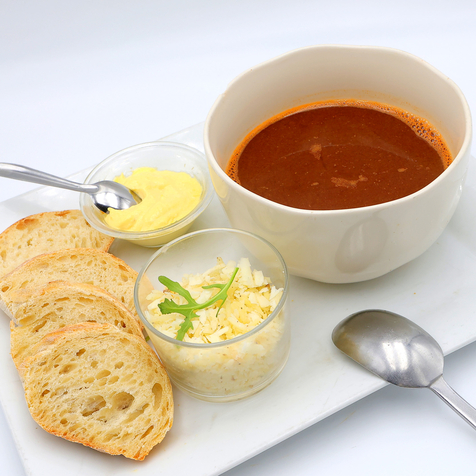 Soupe de poisson maison - La Jalade restaurant Montpellier