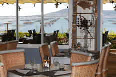 La Palourdière Bouzigues est un restaurant de poissons, coquillages et grillades qui propose des tables en terrasse avec une vue magnifique (® SAAM-fabrice Chort)