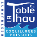 La Table de Thau Bouzigues Restaurant Poissons et fruits de mer vue étang et Sète 