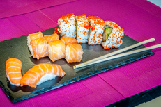 Sushi Saint Gély du Fesc chez Lady Sushi avec un grand choix de sushis à déguster sur place au restaurant, à emporter ou à livrer (® Lady Sushi)