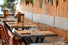 Restaurant terrasse Montpellier au Chalet Chamoniard à Lattes (® SAAM-fabrice chort)