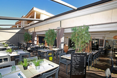 Le Petit Lézard Palavas, un restaurant de cuisine fait maison avec des tables en terrasse pour les beaux jours. ( ® SAAM-fabrice chort)