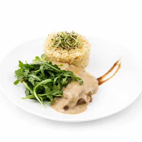 Echine de porc confit - Restaurant de Montpellier - Les Jardins de la Castelle 