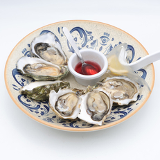 Huîtres Gillardeau chez restaurant Les Poissons d'abord Montpellier