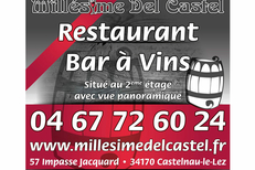 Millésime del Castel Castelnau le Lez propose une cuisine Fait Maison avec une belle sélection de vins (® Millésime del Castel)
