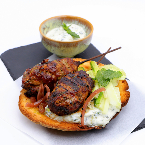 Brochettes de kefta d’agneau