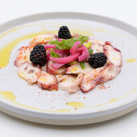 Carpaccio de poulpe Sète - restaurant Oh Gobie Sète