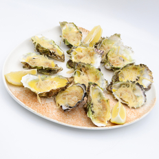 Huîtres gratinées