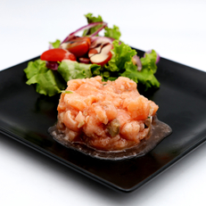 Tartare de saumon - Le Virage Sud - Balaruc-les-Bains