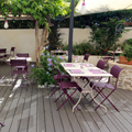 Le restaurant Les Gourmands Montpellier a ouvert sa terrasse d'été pour les beaux jours dans le quartier des Beaux Arts (® networld-fabrice chort)